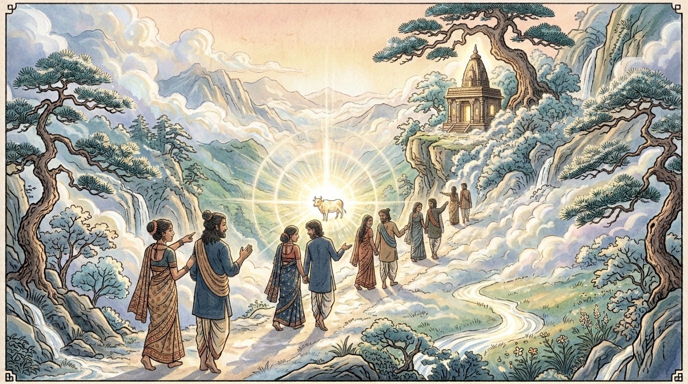 La historia de los vasus: Una historia del Mahabharatha